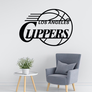 Personalized Los Angeles Clippers Logo Sign NBA Basketball Wall Decor Gift for Fan Custom Metal Sign 1