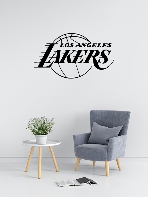 Personalized Los Angeles Lakers V5 NBA Basketball Wall Decor Gift for Fan Custom Metal Sign