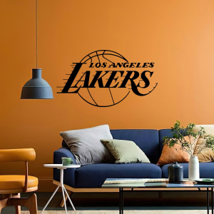 Personalized Los Angeles Lakers V5 NBA Basketball Wall Decor Gift for Fan Custom Metal Sign