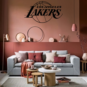 Personalized Los Angeles Lakers V5 NBA Basketball Wall Decor Gift for Fan Custom Metal Sign 3