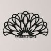 Personalized Mandala Lotus Flowers Zen Home Decor Namaste Sign Yoga Studio Home Decor Custom Metal Sign 2