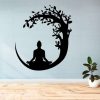 Personalized Mandala Meditation Namaste Bohemian Yoga Studio Home Decor Custom Metal Sign 1 1