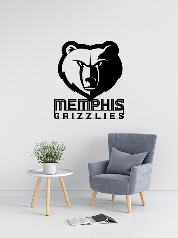 Personalized Memphis Grizzlies V1 NBA Basketball Wall Decor Gift for Fan Custom Metal Sign