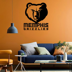 Personalized Memphis Grizzlies V1 NBA Basketball Wall Decor Gift for Fan Custom Metal Sign 2