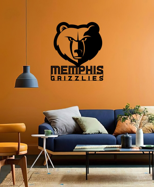 Personalized Memphis Grizzlies V1 NBA Basketball Wall Decor Gift for Fan Custom Metal Sign