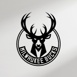 Personalized Milwaukee Bucks Logo Sign NBA Basketball Wall Decor Gift for Fan Custom Metal Sign