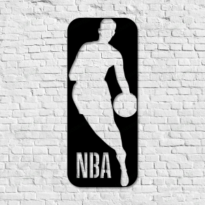 Personalized National Basketball Association Sign NBA Basketball Wall Decor Gift for Fan Custom Metal Sign 1