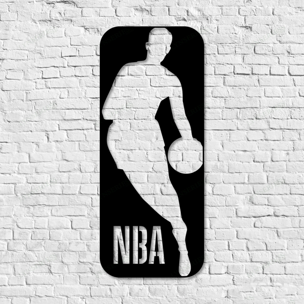 Personalized National Basketball Association Sign NBA Basketball Wall Decor Gift for Fan Custom Metal Sign