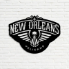 Personalized New Orleans Sign NBA Basketball Wall Decor Gift for Fan Custom Metal Sign 1