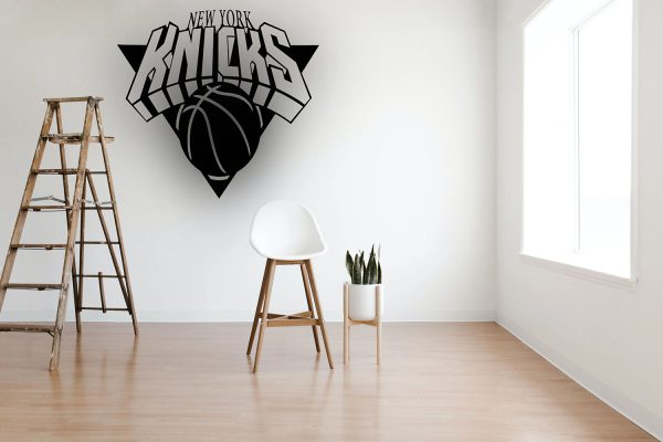 Personalized New York Knicks Logo Sign V4 NBA Basketball Wall Decor Gift for Fan Custom Metal Sign