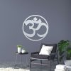Personalized Ohm Symbol Zen Modern Yoga Studio Home Decor Custom Metal Sign 4