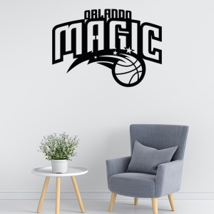 Personalized Orlando Magic Sign NBA Basketball Wall Decor Gift for Fan Custom Metal Sign 1
