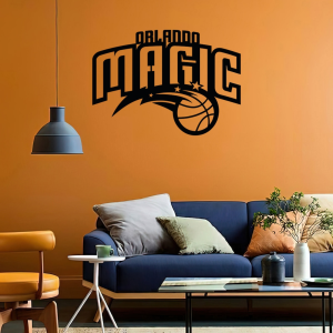 Personalized Orlando Magic Sign NBA Basketball Wall Decor Gift for Fan Custom Metal Sign 2
