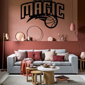 Personalized Orlando Magic Sign NBA Basketball Wall Decor Gift for Fan Custom Metal Sign 3