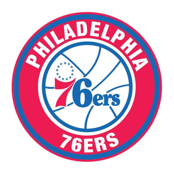 Personalized Philadelphia 76ers Logo Sign V3 NBA Basketball Wall Decor Gift for Fan Custom Metal Sign