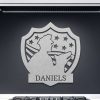 Personalized Police Academy Sign Sheriff Deputy Gift For Detective Blue Line Veteran Day Patriotic Decor Gift Custom Metal Sign 3