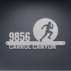 Personalized Runners Address Sign House Number Plaque Custom Metal Sign 3