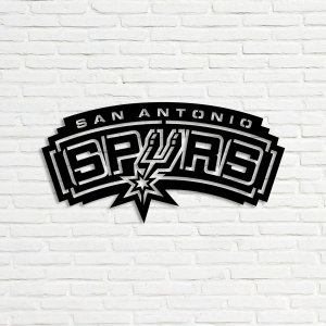 Personalized San Antonio Spurs Sign NBA Basketball Wall Decor Gift for Fan Custom Metal Sign 1 1