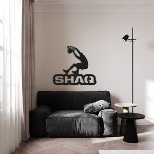 Personalized Shaqille ONeal Sign NBA Basketball Wall Decor Gift for Fan Custom Metal Sign 2