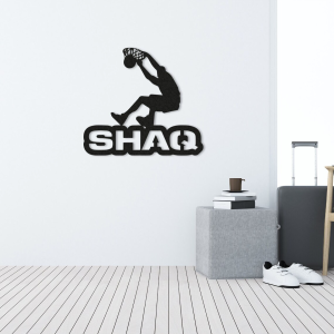 Personalized Shaqille ONeal Sign NBA Basketball Wall Decor Gift for Fan Custom Metal Sign 3