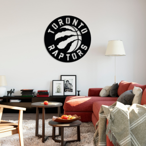 Personalized Toronto Raptor Sign NBA Basketball Wall Decor Gift for Fan Custom Metal Sign 2