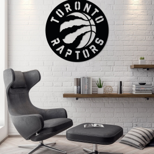 Personalized Toronto Raptor Sign NBA Basketball Wall Decor Gift for Fan Custom Metal Sign 3