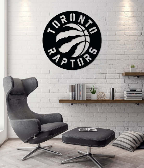 Personalized Toronto Raptor Sign NBA Basketball Wall Decor Gift for Fan Custom Metal Sign