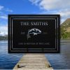 Personalized Welcome to Our Lake Lake House Sign Lakehouse Beach House Home Decor Custom Metal Sign 1