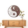 Personalized Yin Yang Sun and Moon Meditation Room Yoga Studio Home Decor Custom Metal Sign 1