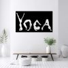 Personalized Yoga Pose Zen Meditation Yoga Studio Home Decor Custom Metal Sign 2