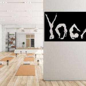 Personalized Yoga Pose Zen Meditation Yoga Studio Home Decor Custom Metal Sign 3