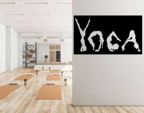 Personalized Yoga Pose Zen Meditation Yoga Studio Home Decor Custom Metal Sign