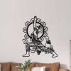 Personalized Yoga Poses Buddha Yoga Studio Home Decor Custom Metal Sign 1