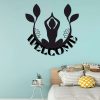 Personalized Yoga Welcome Sign Studio Home Decor Custom Metal Sign 2