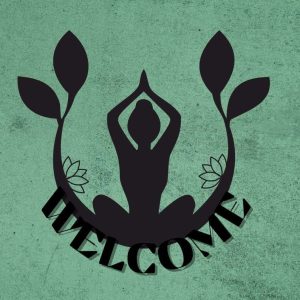 Personalized Yoga Welcome Sign Studio Home Decor Custom Metal Sign 3