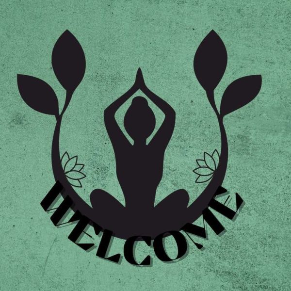 Personalized Yoga Welcome Sign Studio Home Decor Custom Metal Sign