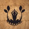 Personalized Yoga Welcome Sign Studio Home Decor Custom Metal Sign 4