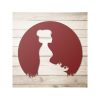 Personalized Yoga and Meditation Calming Yoga Studio Home Decor Custom Metal Sign 2