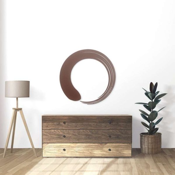 Personalized Zen Circle Enso Circle Yoga Studio Home Decor Custom Metal Sign