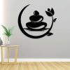 Personalized Zen Stones Tulip Yoga Studio Home Decor Custom Metal Sign 2