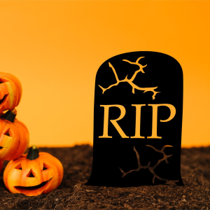 Halloween RIP Yard Sign Graveyard Signs Halloween Decoration for Home 2
