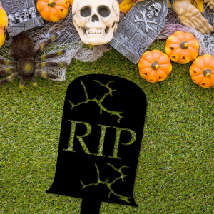 Halloween RIP Yard Sign Graveyard Signs Halloween Decoration for Home 4