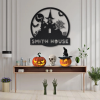 Personalized Halloween Castle House Metal Sign V3 Halloween Decoration For Home 1