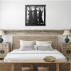 Three Witches Metal Sign Spooky Halloween Decoration For Home 2
