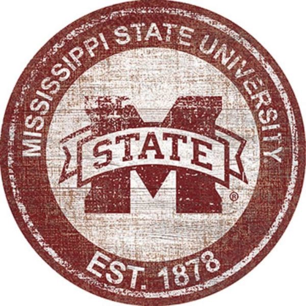 Mississippi State University Est.1878 Classic Metal Sign Mississippi State Bulldogs Signs Gift for Fans