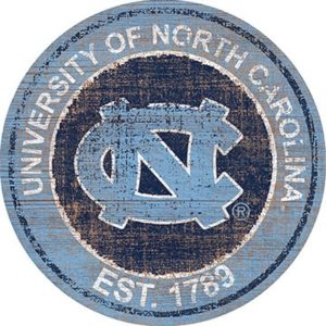 University Of North Carolina Est.1789 Classic Metal Sign Football Signs Gift for Fans