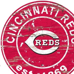 Cincinnati Reds Est.1869 Classic Metal Sign Baseball Signs Gift for Fans