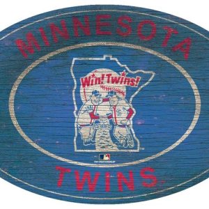 Minnesota Twins Classic Metal Sign Baseball Signs Gift for Fans