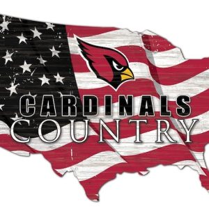 Arizona Cardinals  USA Country Flag Metal Sign Football Signs Gift for Fans