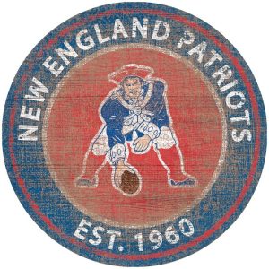 New England Patriots Est.1960 Classic Metal Sign Football Signs Gift for Fans